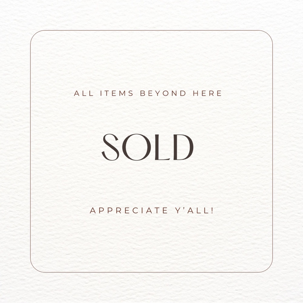 Selling or donating everything.